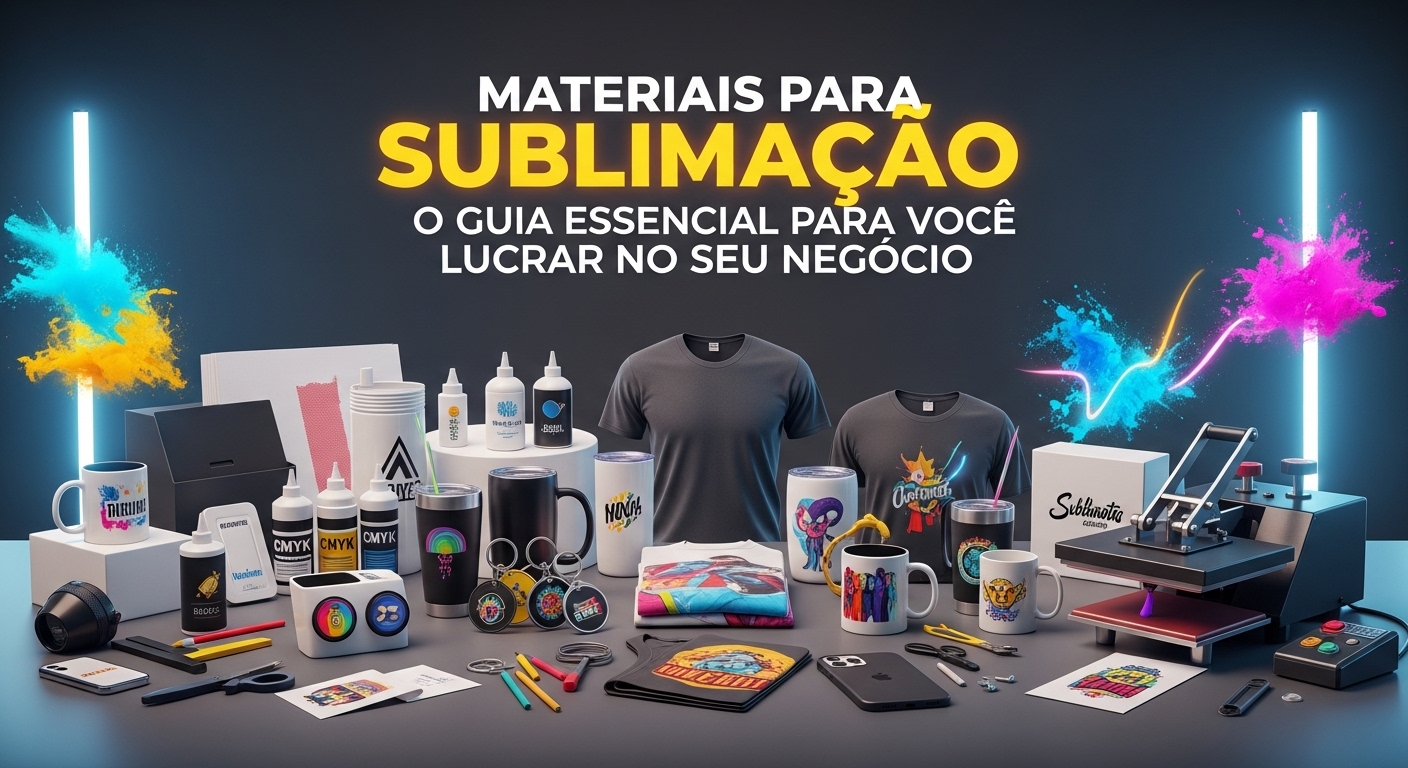 Materiais para Sublimação: O Guia Essencial para Você Lucrar no Seu Negócio