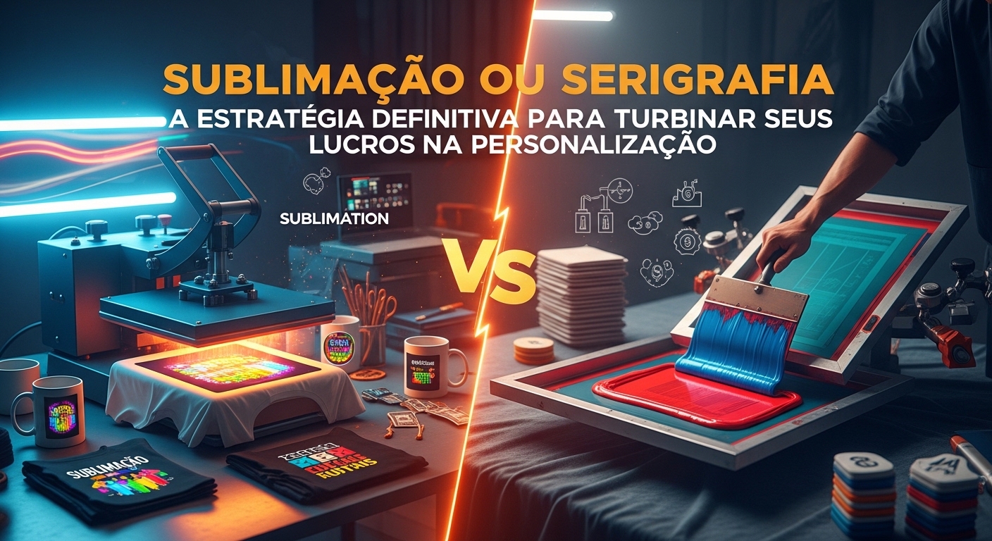 Sublimação ou Serigrafia: A Estratégia Definitiva para Turbinar seus Lucros na Personalização