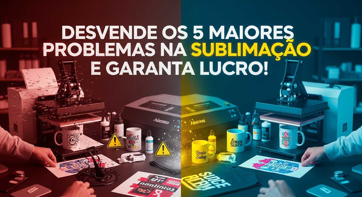 Desvende os 5 Maiores Problemas na Sublimação e Garanta Lucro!
