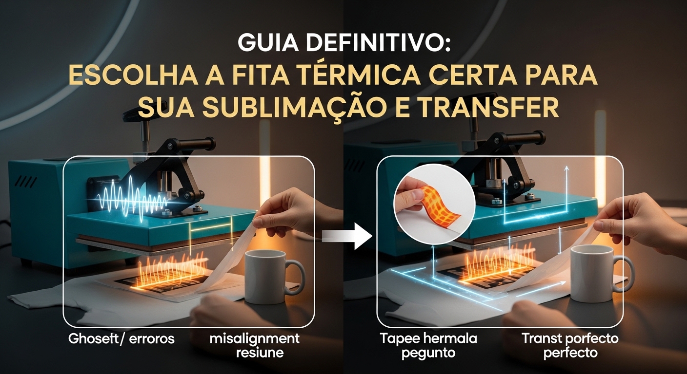 Guia Definitivo: Escolha a Fita Térmica Certa para Sua Sublimação e Transfer