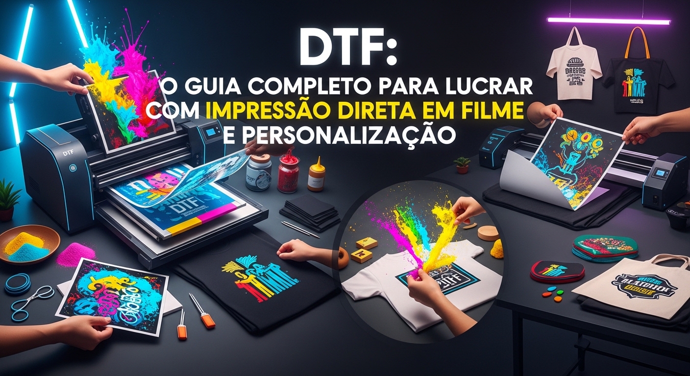 DTF: O Guia Completo para Lucrar com Impressão Direta em Filme e Personalização