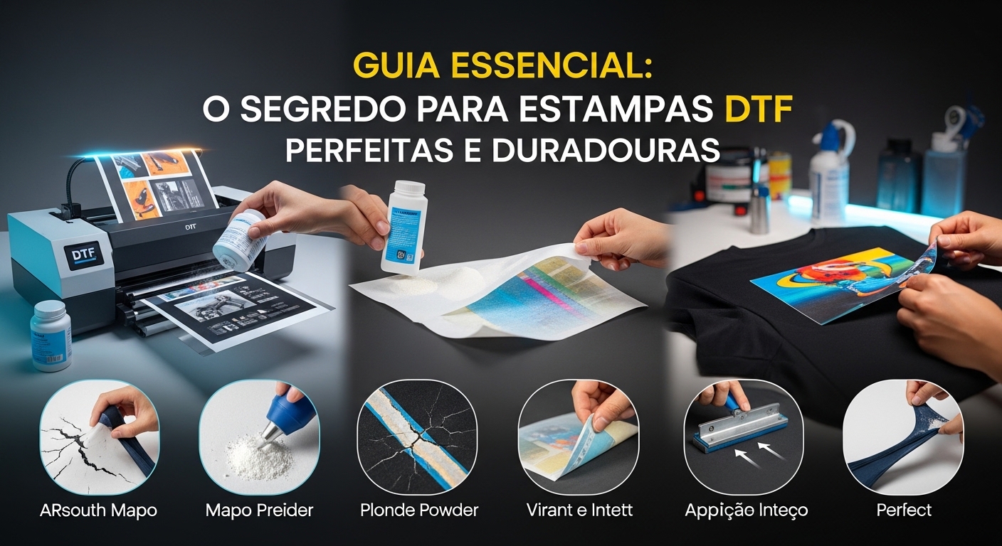 Guia Essencial: O Segredo para Estampas DTF Perfeitas e Duradouras